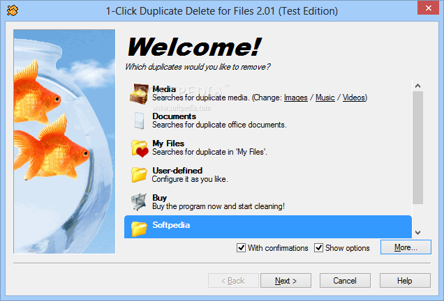 1 ɾظļ2.01_1-Click Duplicate Delete for Files 2.01