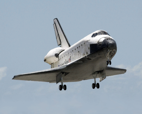 space shuttle in space. 365 Space Shuttle Screen Saver