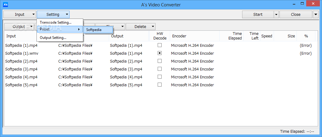 A's Video Converter screenshot 3 - A's Video Converter is an application that can be used to view and edit video files.