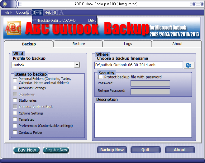 Abc Windows Live Mail Backup