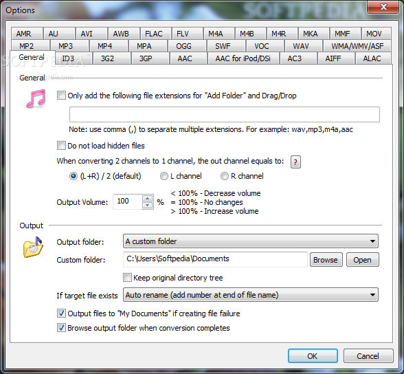 Aiff  on Aiff Mp3 Converter Screenshot 3   The Options Window Will Provide