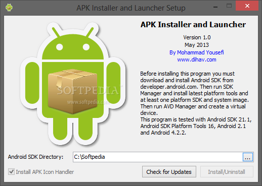 Android apk installer