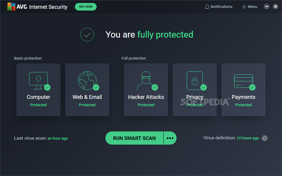 AVG Internet Security Screenshot - 1