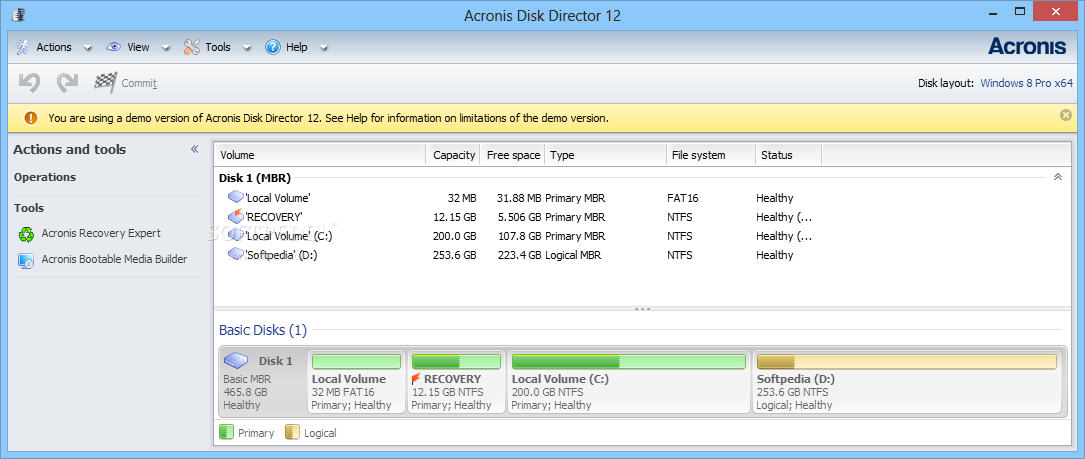 Скачать Acronis Disk Director Suite 10.0 бесплатно.