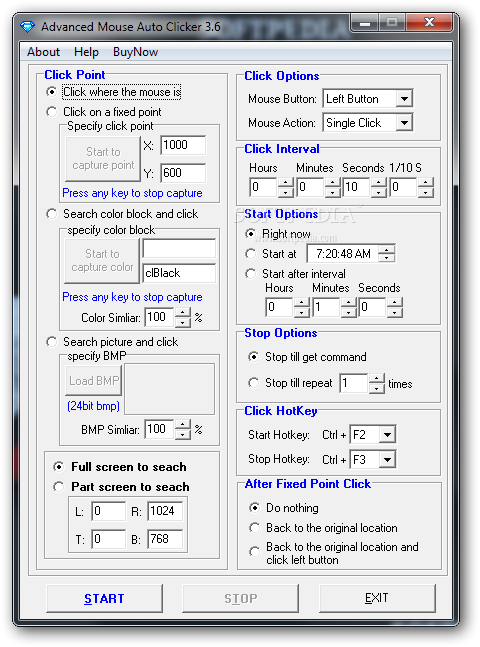 برنامج الضغط الآلى للفأرة Advanced Mouse Auto Clicker 3.9: Free Download مجاناً Advanced-Mouse-Auto-Clicker_1