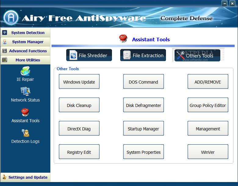 Airy Free AntiSpyware screenshot 7