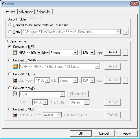 convert mp3 to m4a format
