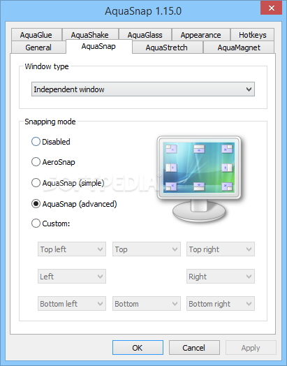 AquaSnap 1.5.2: Nikmati Aero Snap dan Aero Shake tanpa Windows 7