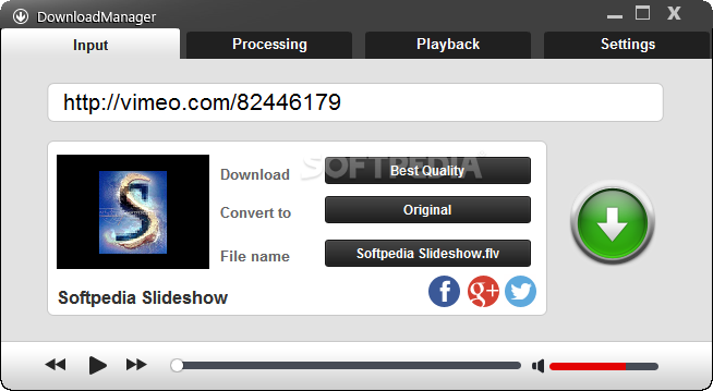 Ashampoo ClipFinder HD screenshot 2 - You can monitor the download progress of your video in the Download manager window