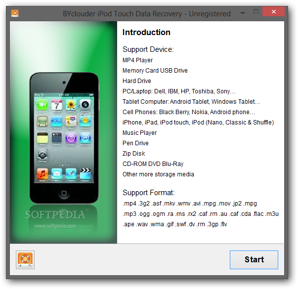 iPod TouchBYclouderݻָ6.8.0.0_BYclouder iPod Touch Data Recovery 6.8.0.0
