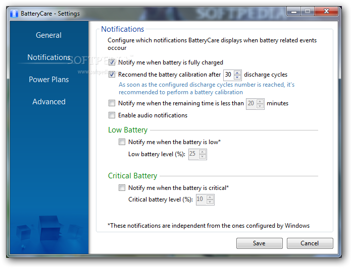 BatteryCare Download - Softpedia