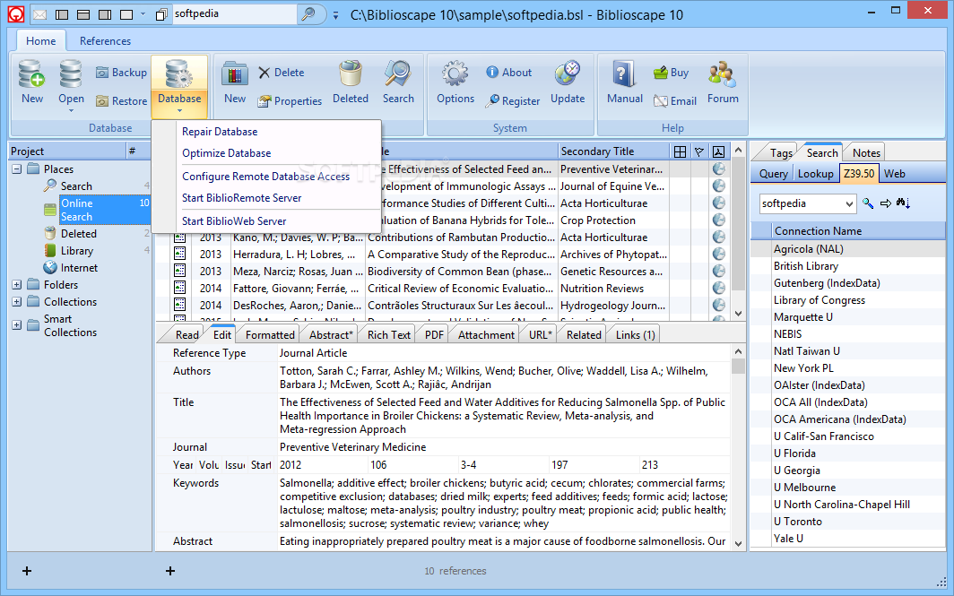 Organize research papers software