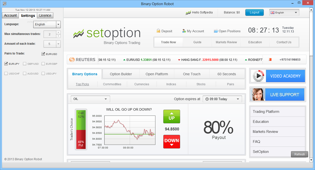 Binary options trading itm review