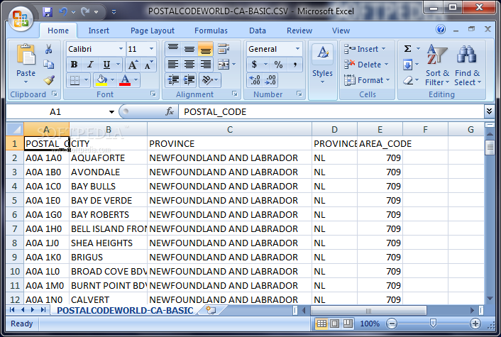 20115¼ôݿ⣨棩_Canadian Postal Code Database (Basic Edition) May 2011