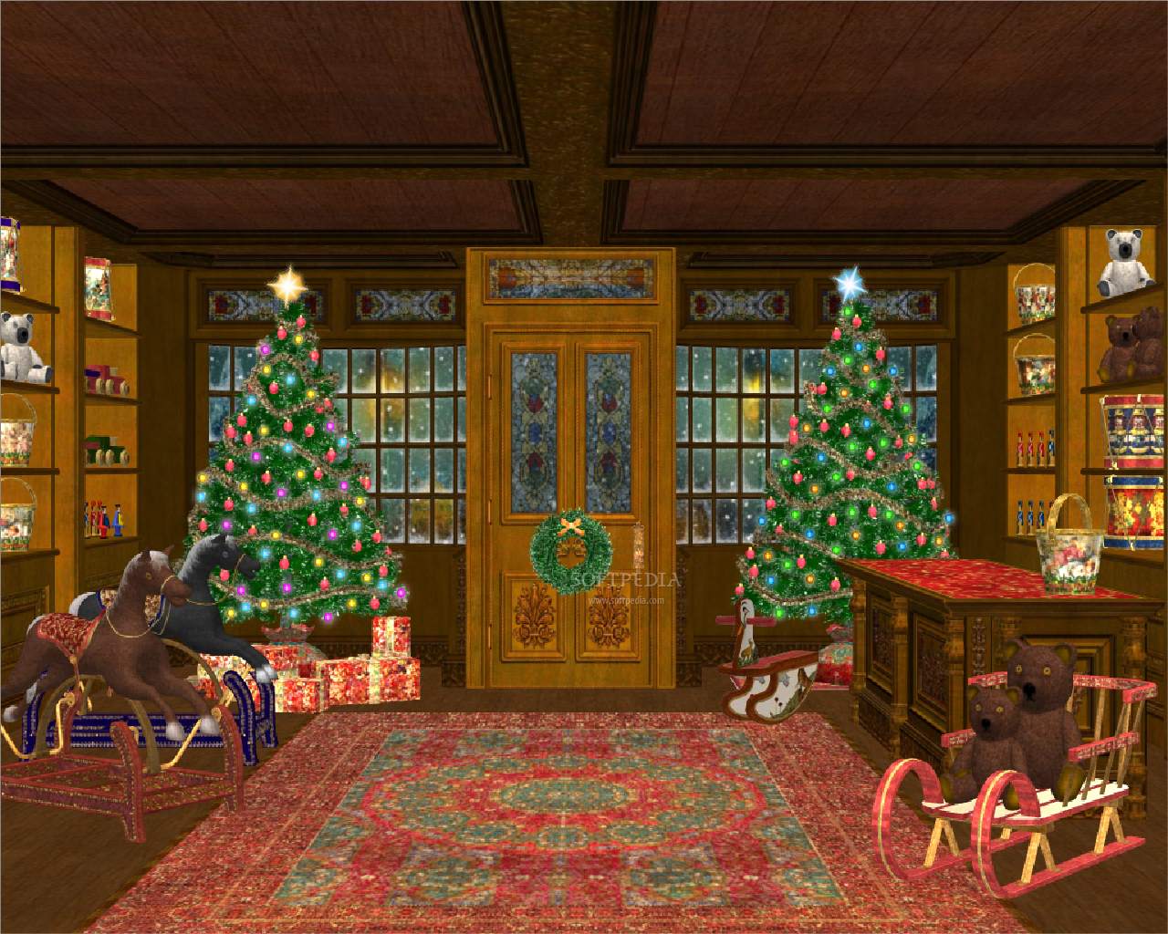 Screenshot 1 of Christmas Gift Shop - Animated Wallpaper