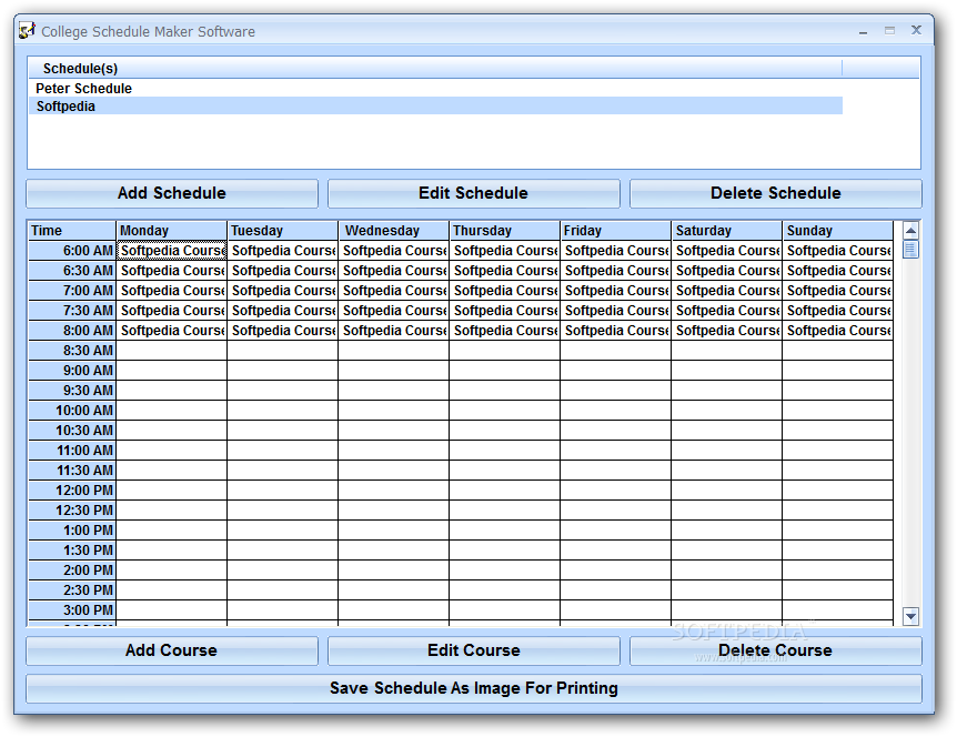 College Schedule Maker Software is a handy and reliable utility designed to