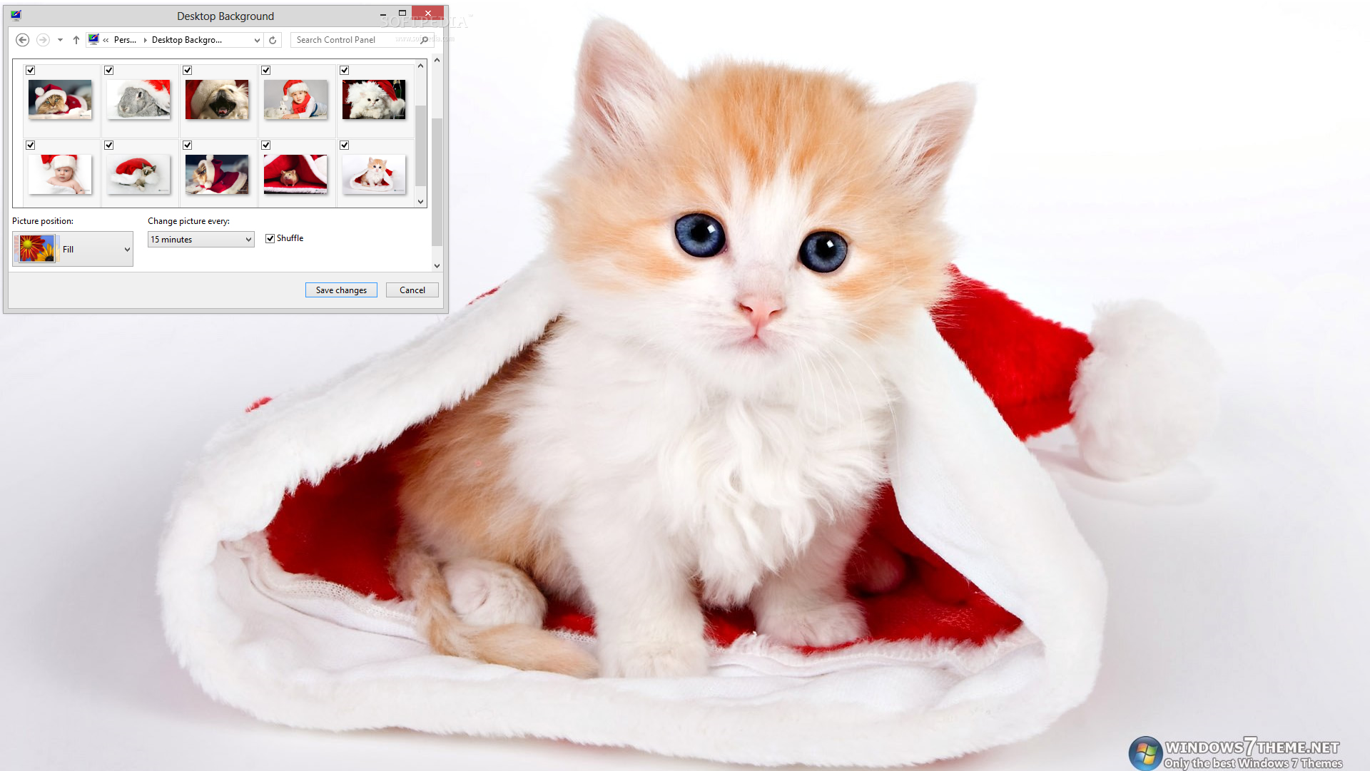 ɰʥ˵Windows 71.00_Cute Santa Claus Windows 7 Theme 1.00