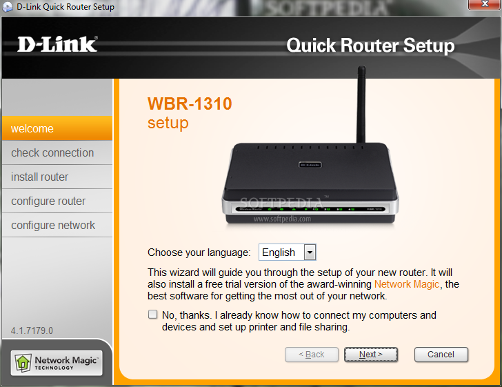 comment installer un routeur d-link wbr-1310