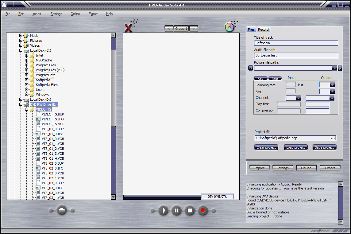 DVD-AudioĶ2.51005501_DVD-Audio Solo 2.5 Build 1005501