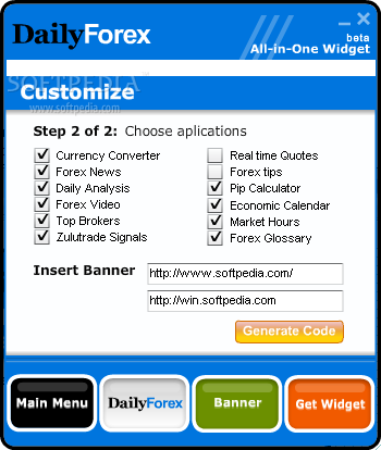 Forex currency widget