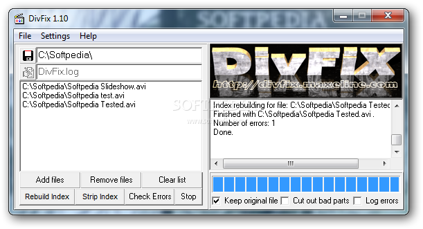 Click to view DivFix installer 2.3 screenshot