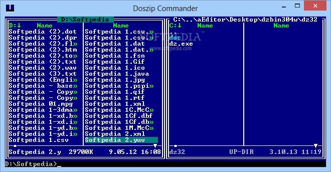 Doszipָӹ2.50 / 3.08_Doszip Commander 2.50 / 3.08 Beta