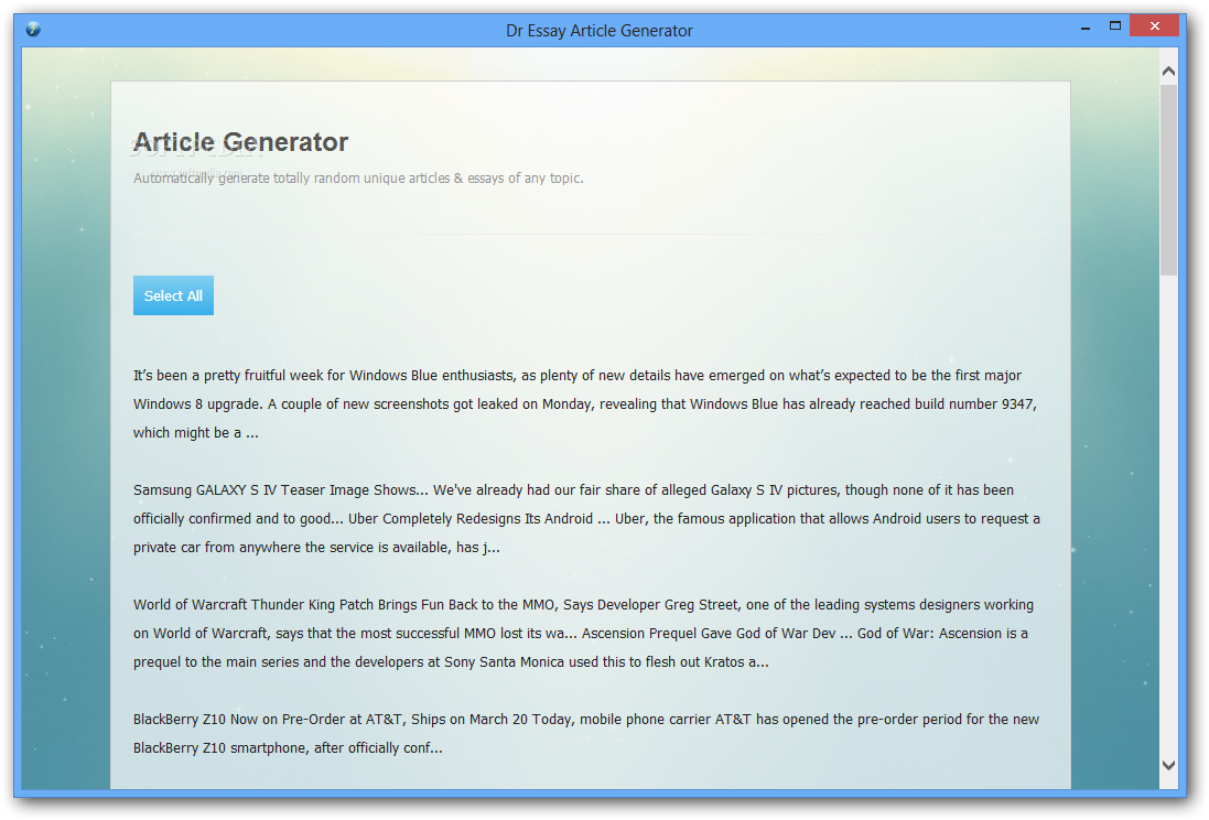 Essay Generator - Automated Essay Creator