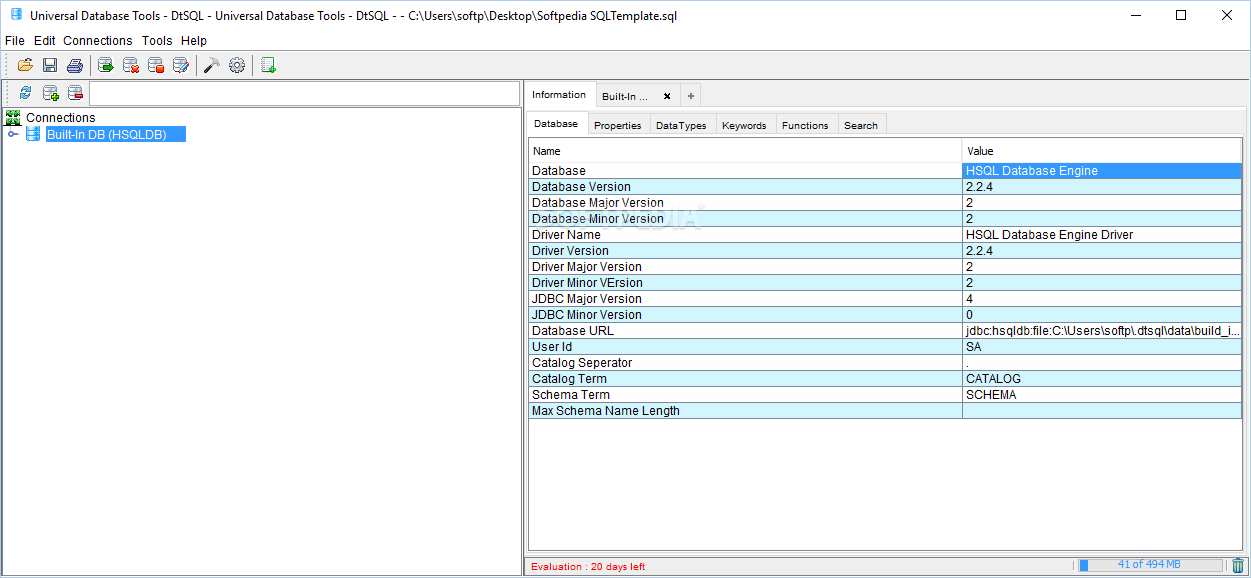 DtSQL 2.10.2 Build 20130929
