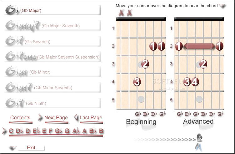 guitar chords diagram. 4 of E-Chords for Guitar