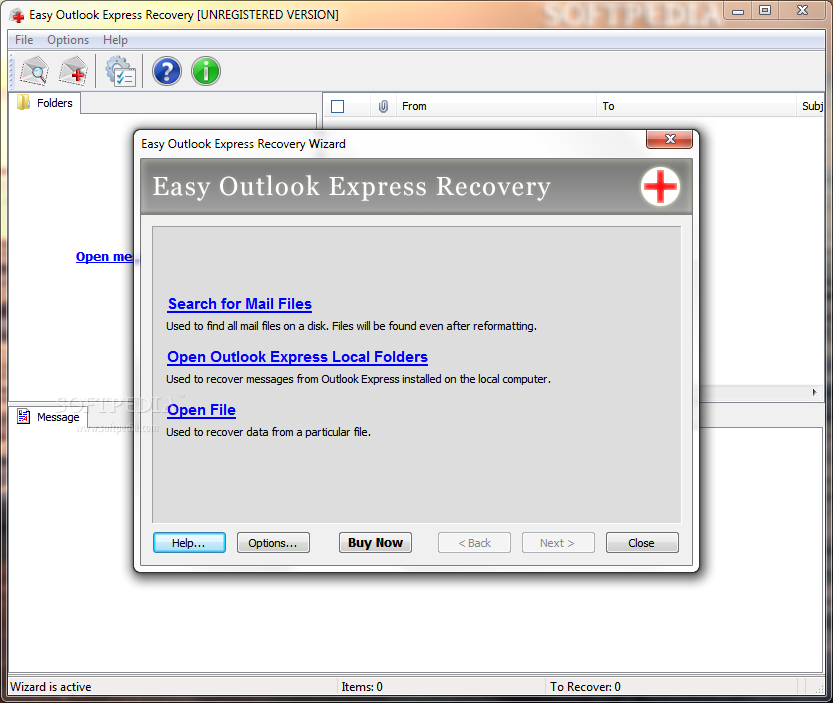 Easy Outlook Recovery 1.4 Лекарство