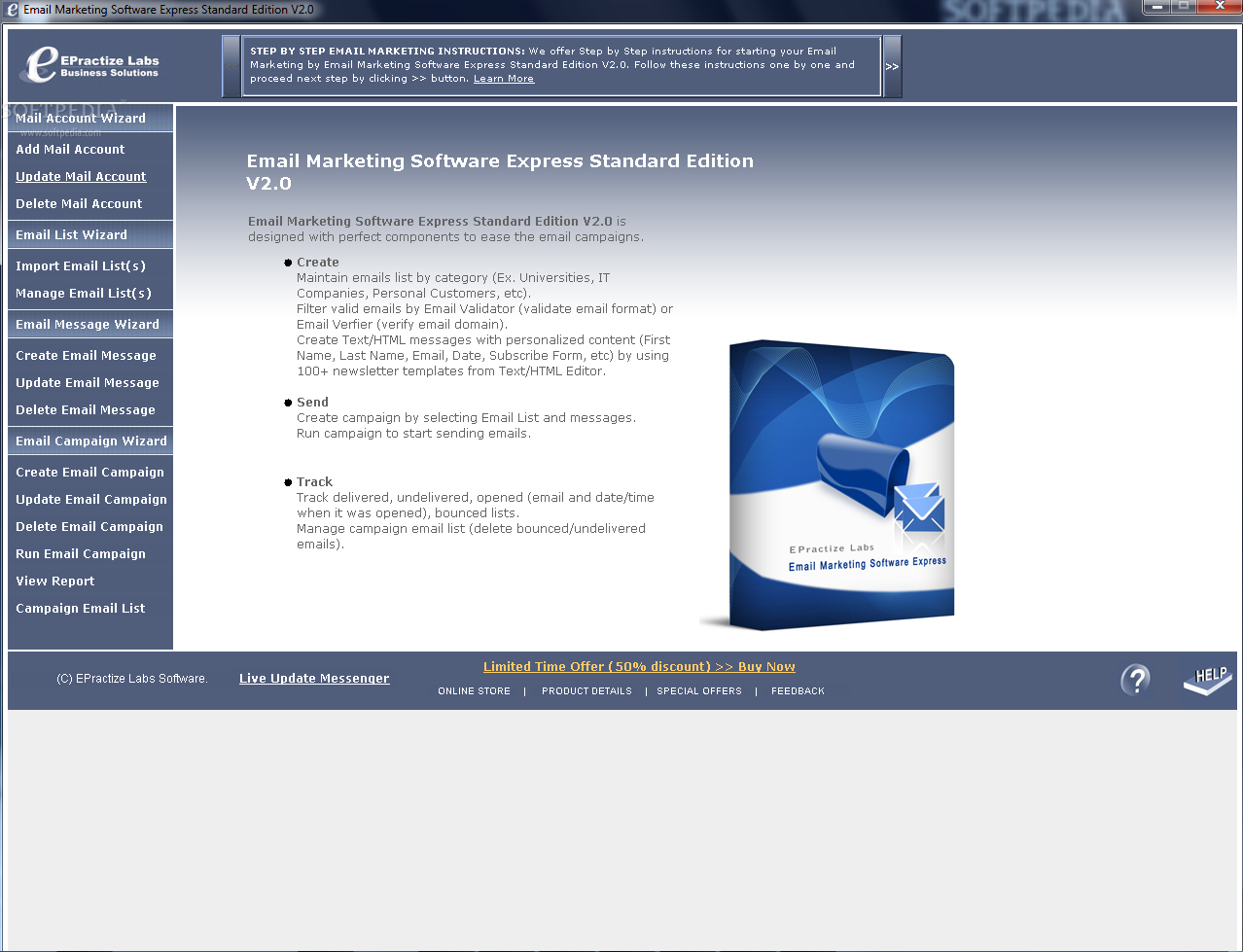 Email Marketing Software Express Standard Edition - Email Marketing ...