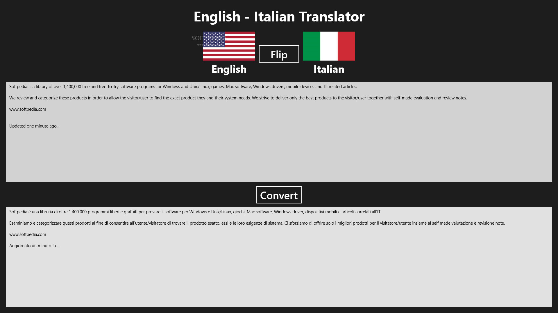 Ӣ﷭ΪWindows 8 1.0.0.2_English Italian Translator for Windows 8 1.0.0.2
