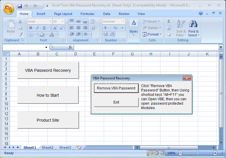 Free Download Microsoft Office Password Recovery Tool