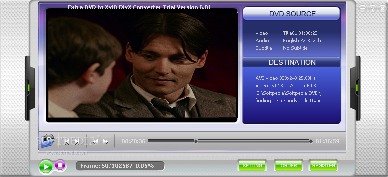 DVDXviD DivXת[ۿ] 6.6_Extra DVD to XviD DivX Converter [DISCOUNT] 6.6