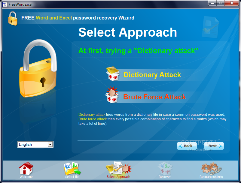 Free Word password / Excel password recovery software