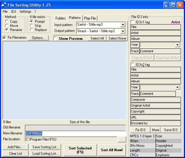 File Sorting Utility - CNET Download.com.