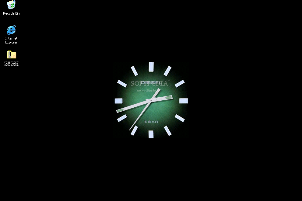 Flash Clock Wallpaper screenshot 1 - This is the image you will have on your 