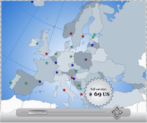 ŷ1.0Flashͼ_Flash Map of Europe 1.0