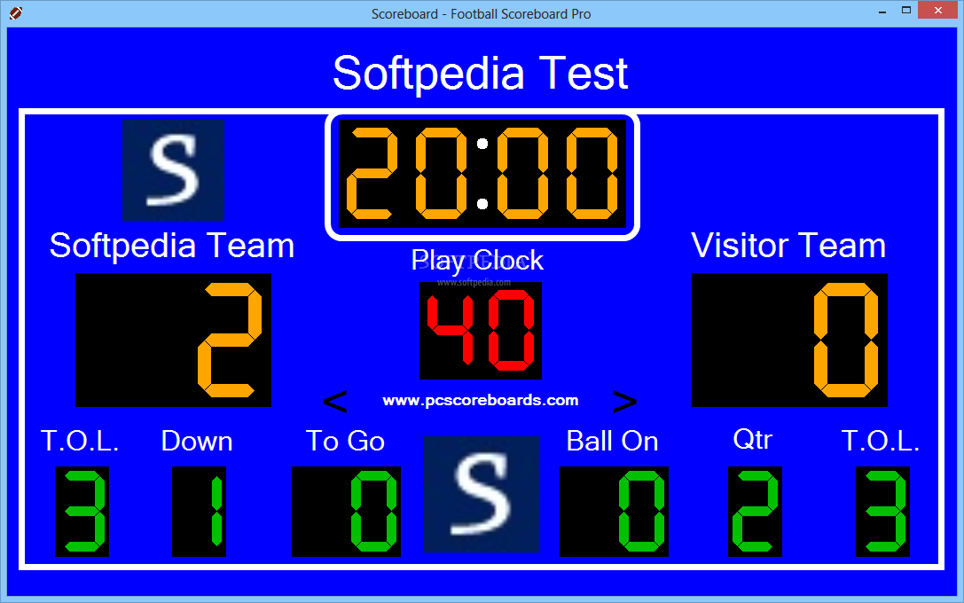 Football Scoreboard Pro screenshot 1 - Football Scoreboard will ...