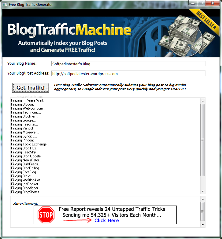 Free Blog Traffic Generator - Free Blog Traffic Generator will help ...