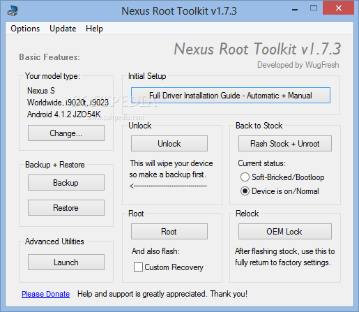 Nexusĸ߰1.6.6_Nexus Root Toolkit 1.6.6