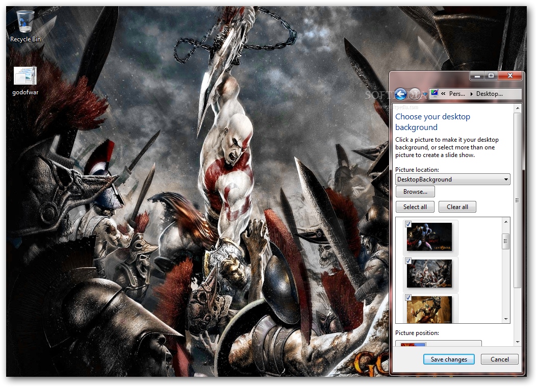 God of war windows 7 gaming theme theme party
