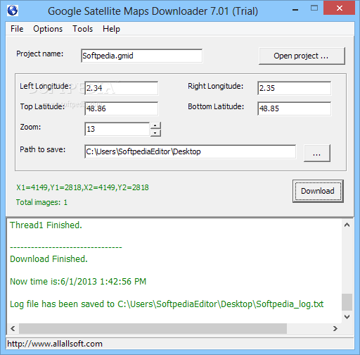 ȸǵͼ7.08_Google Satellite Maps Downloader 7.08