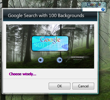 Backgrounds  Google on Google Search With 100 Backgrounds Screenshot 2   The Settings Window