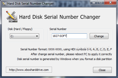 Hard Disk Serial Number Changer   -  3
