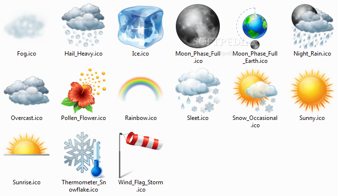 weather icons. Icons-Land Vista Style Weather