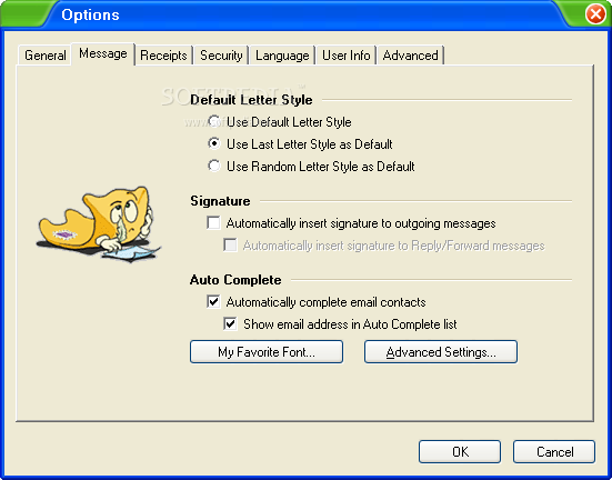 برنامج لارسال استقبال البريد اضافه التوقيع الشخصي IncrediMail