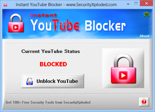 ʱYouTubeЯʽ1.0_Instant YouTube Blocker Portable 1.0