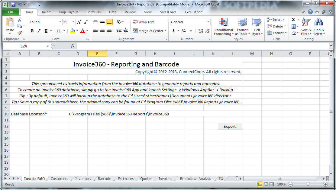 Invoice360 - _Invoice360 - Reporting and Barcode