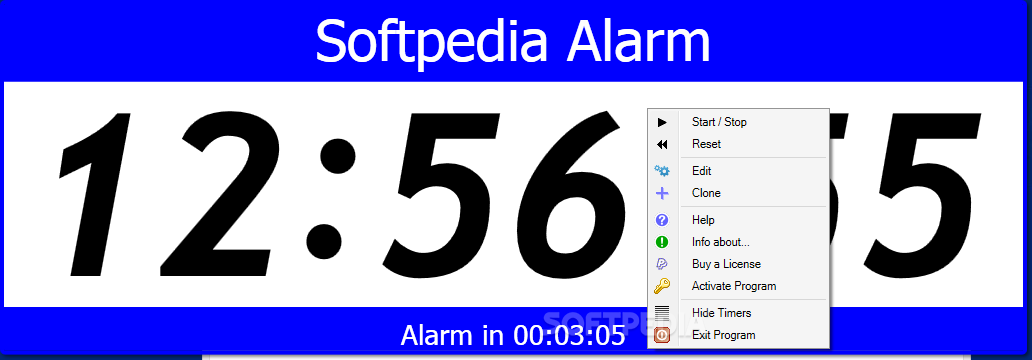 Alarm Clock Timer Program